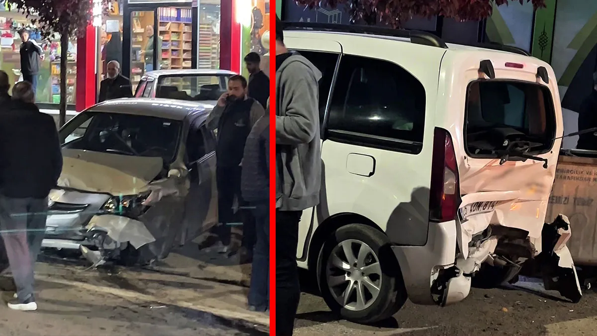 Gündemden Son Bilgiler: Erzurum'da zincirleme kaza! Otomobilin direksiyonu kilitlenince 3 araç birbirine girdi