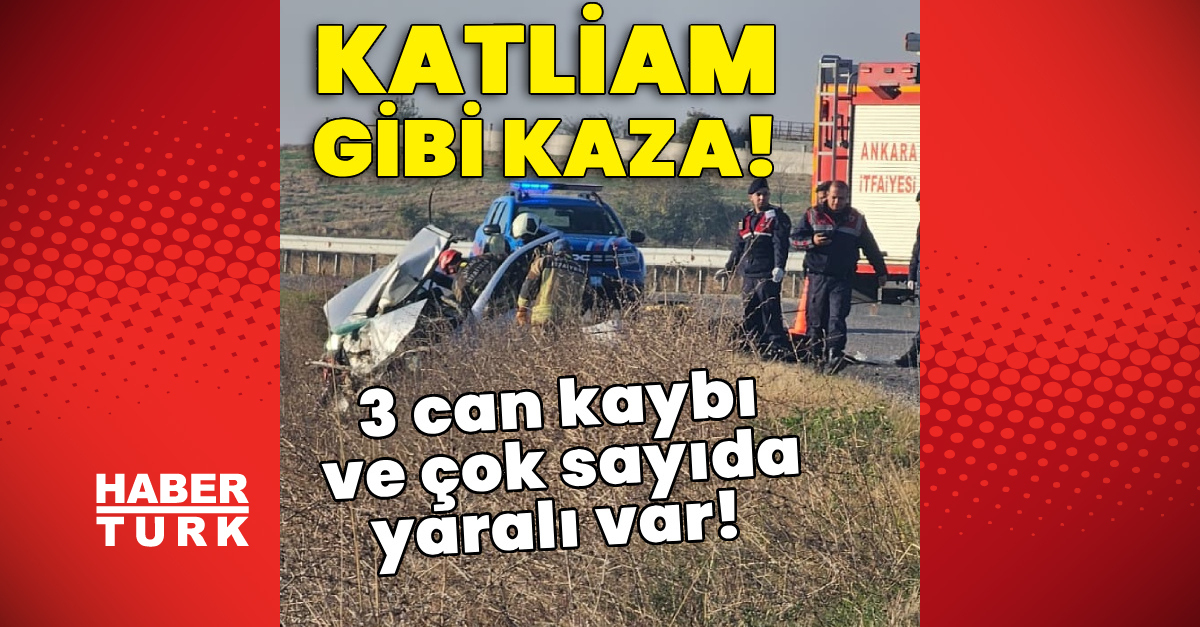 Sıcak Gündem: Katliam gibi kaza! 3 kişi öldü!: Gelişmeler Takip Ediliyor