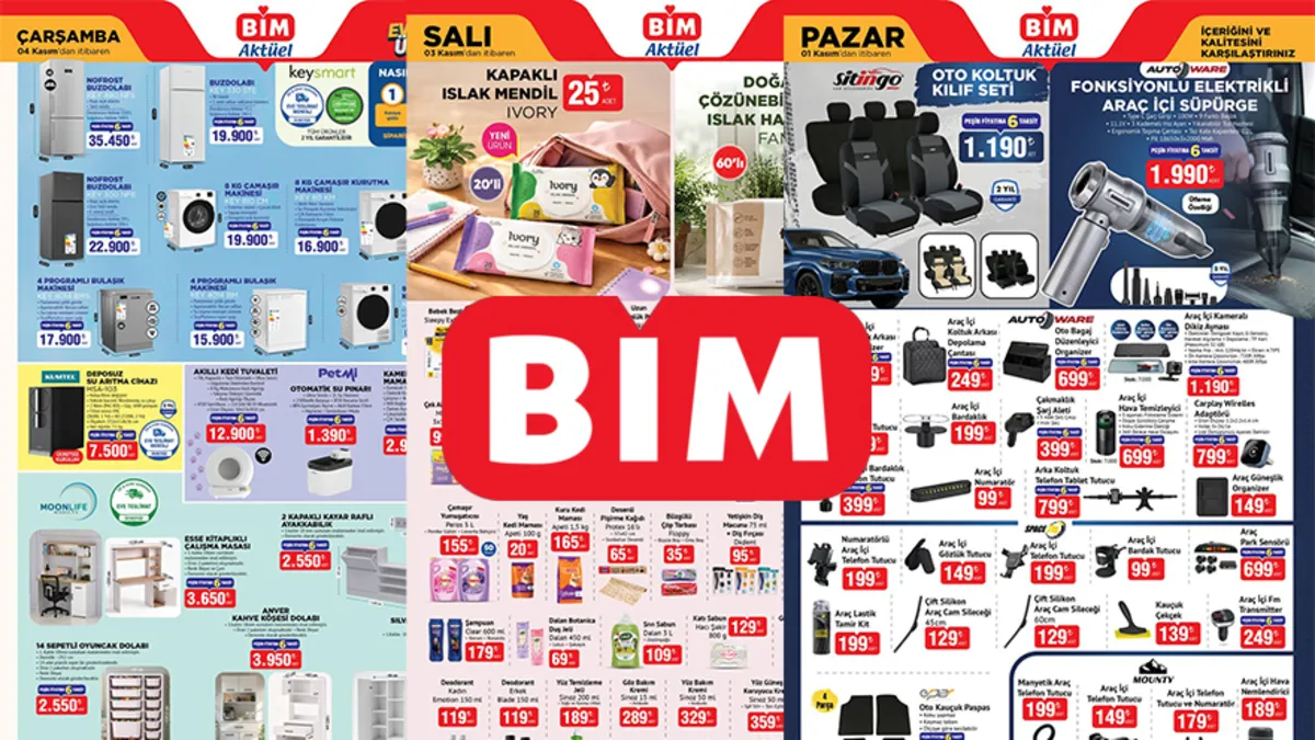Gündemden Son Bilgiler: BİM aktüel Kasım ayı kataloğu çıktı! 1-3-4 Kasım BİM'de neler var? Epilasyon cihazı ge