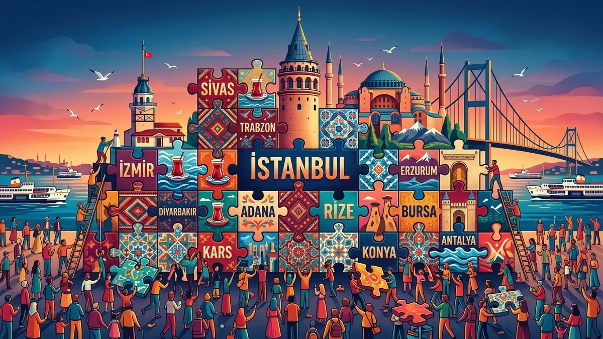 Gündemden Son Bilgiler: İstanbul’un hemşehri haritası gözler önüne serildi! İlçelere göre en çok hangi  şehirl