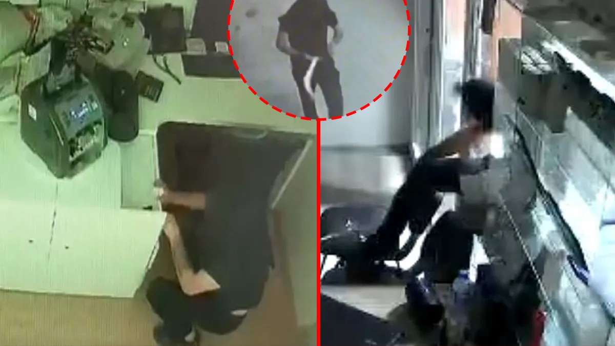 Bir şehrin kabusu oldu! Önce telefoncuya girip ne varsa topladı: Banka soygunu girişimi kamerada! ve Merak Edi