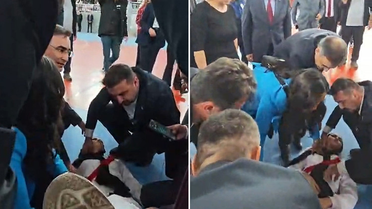 Ayrıntılar Netleşti: 29 Ekim töreninde bayılan öğrenciye doktor milletvekili ve il başkanı müdahale etti | İşt