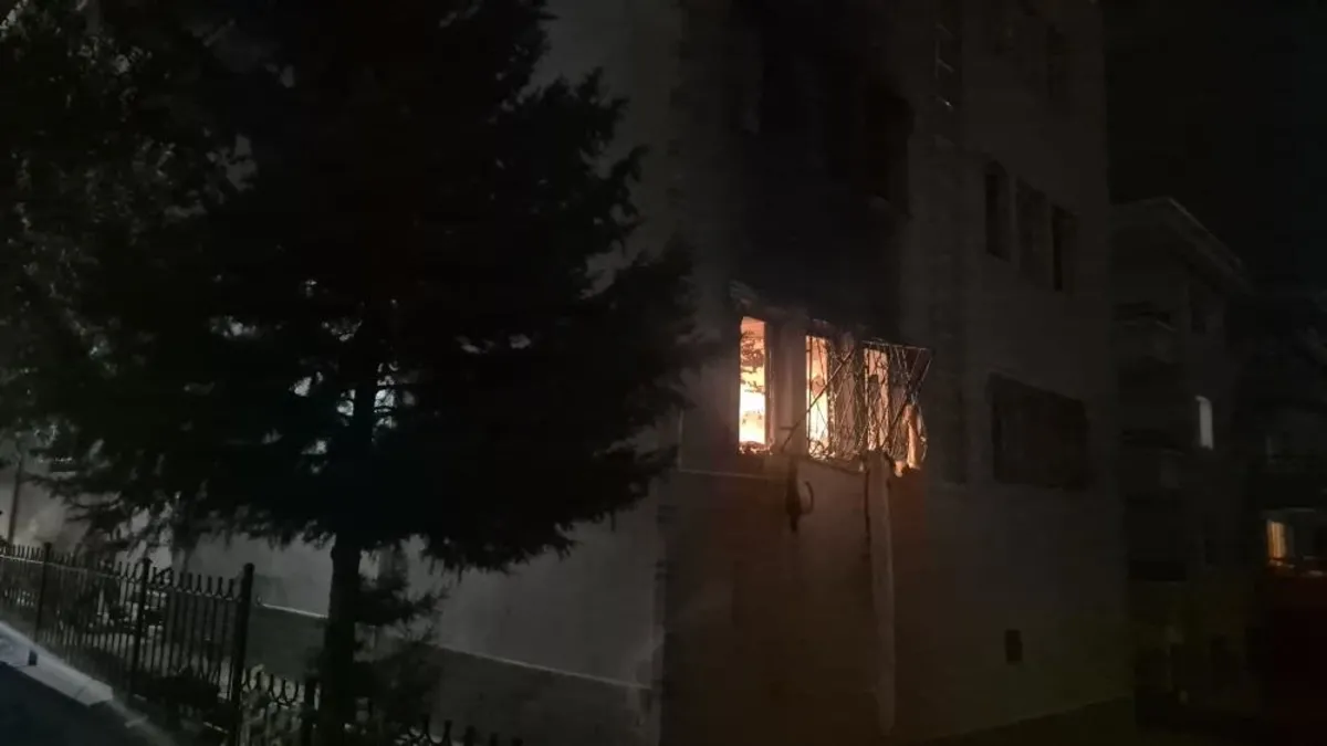 Ankara'da bir evde doğalgaz patlaması sonucu yangın çıktı ve Merak Edilenler