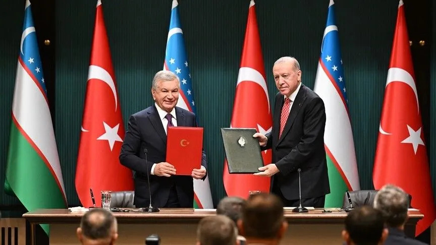 Ayrıntılar Netleşti: İmzalar atıldı.... Türkiye ile Özbekistan arasında ticaret işbirliğinde yeni protokol ve