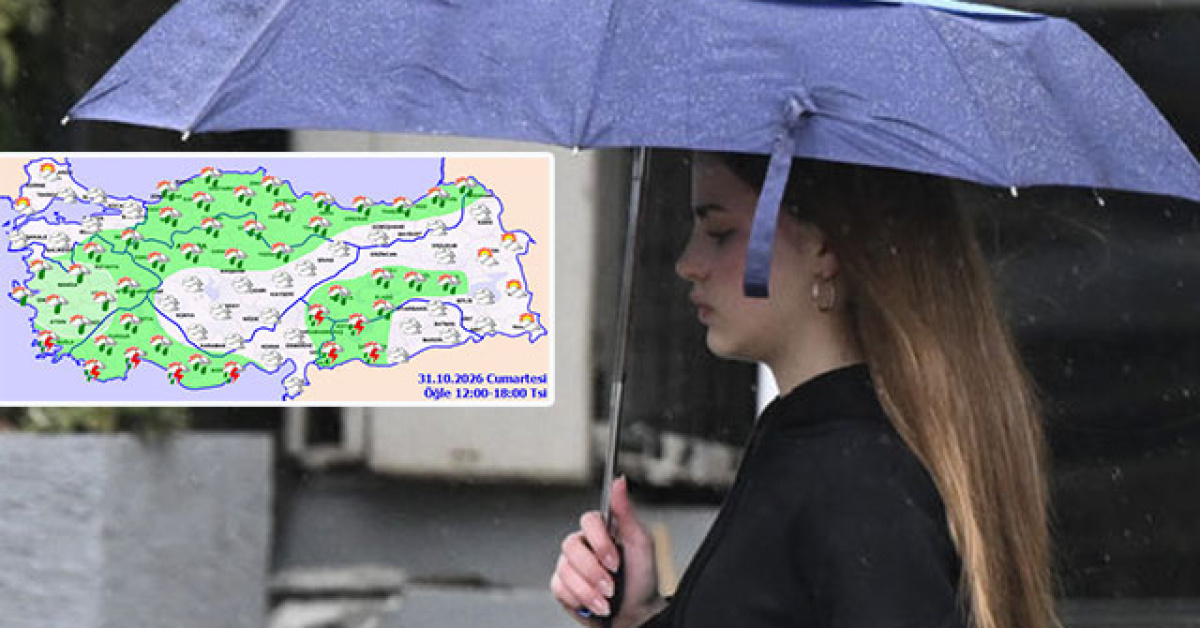 Gündemden Son Bilgiler: Meteoroloji saat verdi! 2 kent için "sarı" alarm! 7 bölgede yağış var | İşte Tüm Ayrın