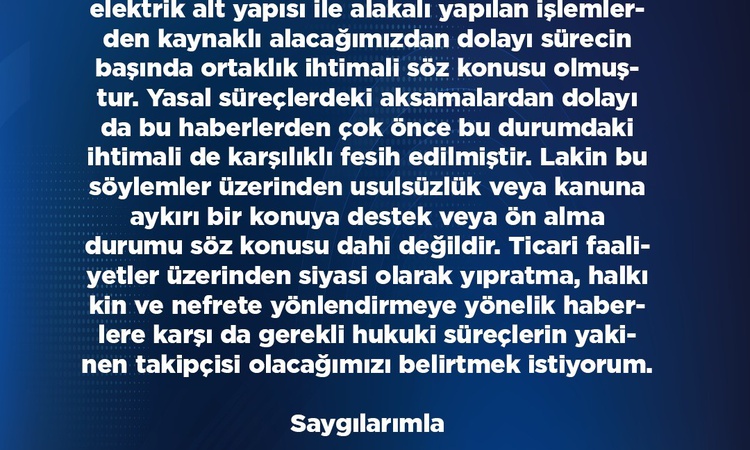 AK Parti Kayseri İl Başkanı Okandan, işletmeyle resmi ortaklığı olmadığını tüm detaylarıyla paylaştı ve Merak