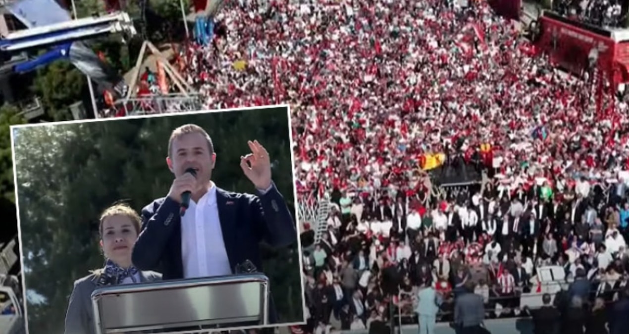 Son Gelişme: AKP'ye geçecek denilen başkan tıklım tıklım dolu meydandan cevap verdi - En Son Haber - Son Dakik
