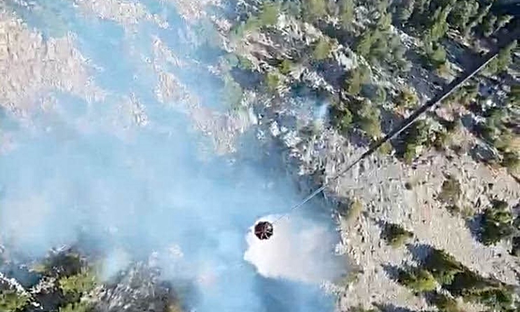Akseki’de Gidengelmez Dağları bozuk ormanlık alanda yangın - Son Dakika Bilgileri