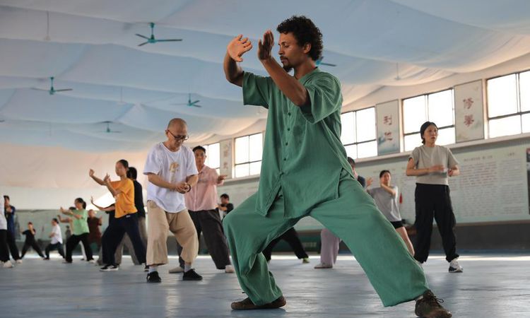 Kritik Açıklama: Albüm: Tai Chi tutkunları, kadim dövüş sanatının doğduğu Çin köyünde bir araya geldi - Son Da