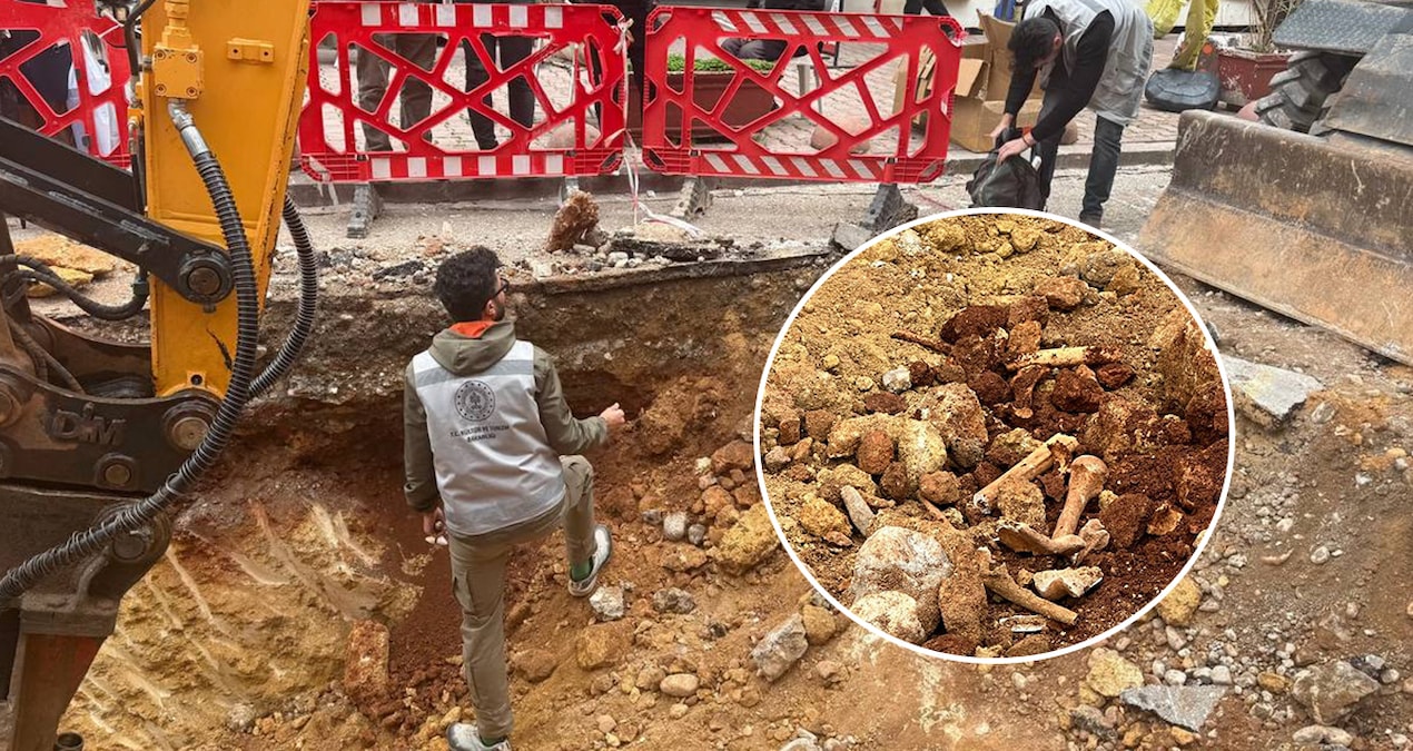 Ayrıntılar Netleşti: Altyapı çalışmasında insana ait kemikler çıktı! Yol trafiğe kapatıldı - Son Dakika Haberl