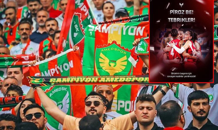 Amedspor'dan Filenin Sultanları'na Kürtçe ve Türkçe tebrik: Gelişmeler Takip Ediliyor