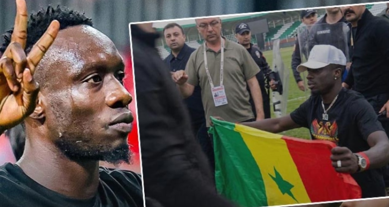 Amedsporlu Diagne'nin balkonuna astığı bayrak kriz yarattı: Evine polis gitti - Son Dakika