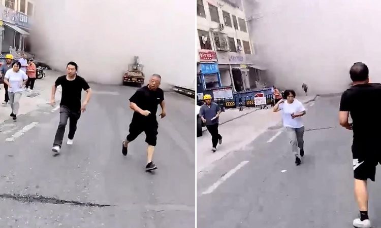 Bir anda yerle bir oldular! Çok sayıda kişi enkaz altında kaldı - Haberleri - Son Dakika Bilgileri