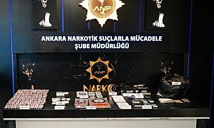 Ankara'da narkotik operasyonlarında 84 şüpheli yakalanarak gözaltına sevk edildi, 26'sı hakkında tutuklama kar