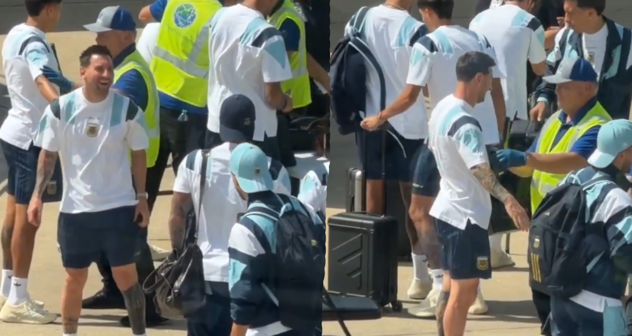 Argentina was searched with a detector, Messi's reaction caused a stir - News