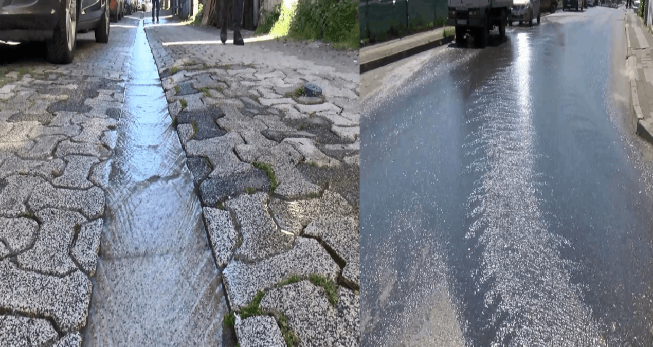Ataşehir’de şebeke suyunu taşıyan boru patladı! - Son Dakika Haberleri - Son Dakika Bilgileri