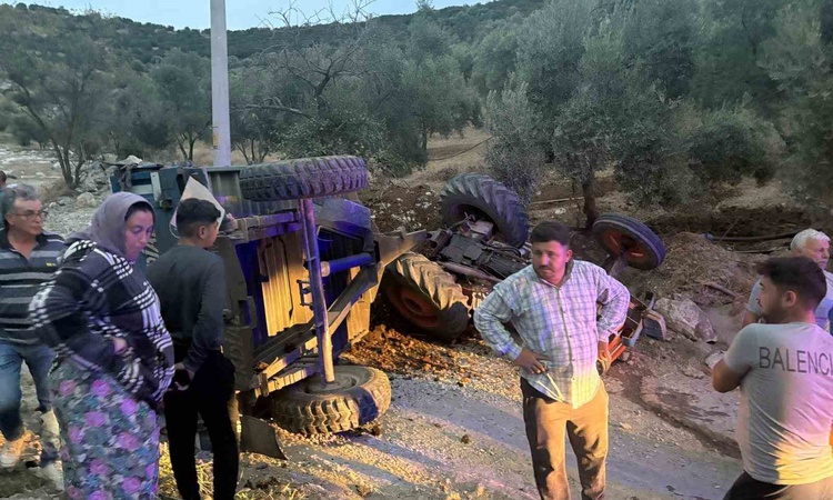 Aydın Bozdoğan'da devrilen traktörde 1 kişi yaralandı, hastaneye kaldırıldı: Gelişmeler Takip Ediliyor