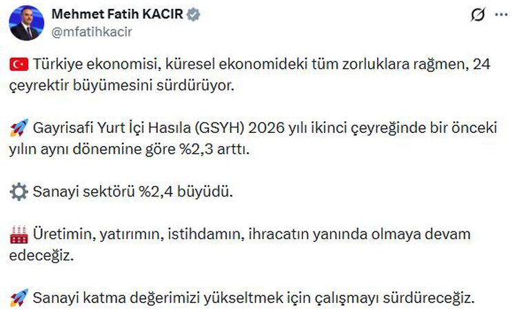 Ayrıntılar Netleşti: Bakan Kacır: Sanayi katma değerimizi yükseltmek için çalışmayı sürdüreceğiz - Son Dakika