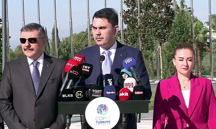Ayrıntılar Netleşti: Bakan Kurum: "COP31'in Antalya'da 2 milyar dolara yakın ekonomik hareketlilik oluşturması