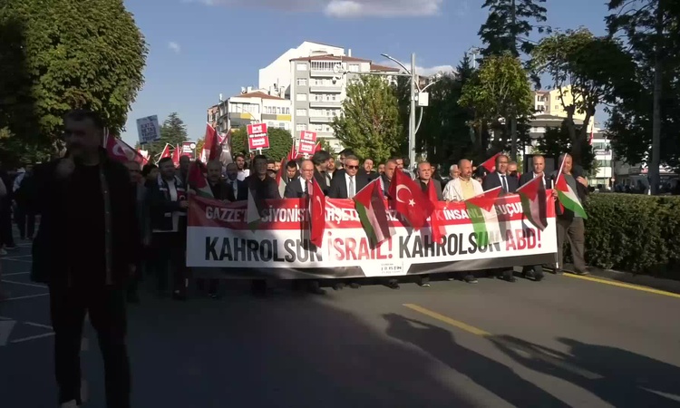 Ayrıntılar Netleşti: Çorum'da Gazze protestosunda Batı'ya tepki gösterildi, boykot çağrısı yinelendi | İşte Tü