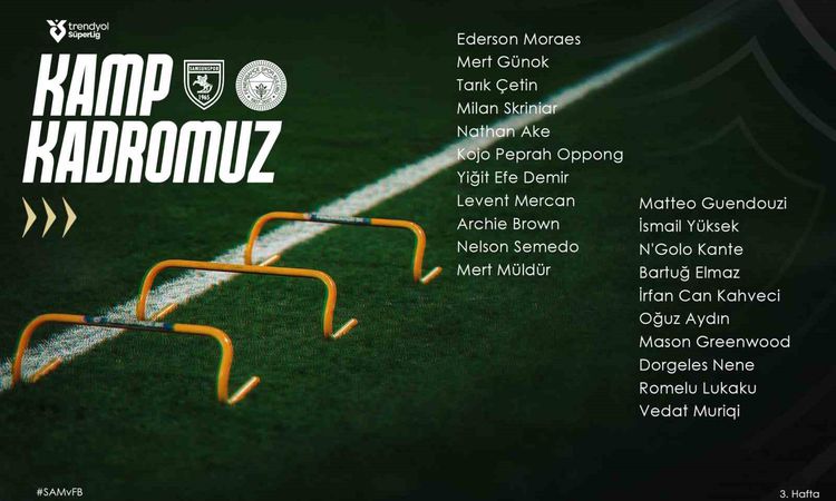 Ayrıntılar Netleşti: Fenerbahçe'de Oppong Samsun Kafilesinde, Talisca Kadroda Yok