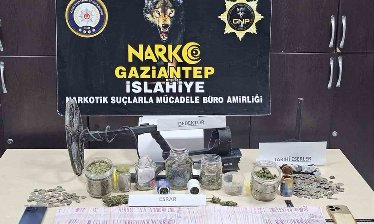 Ayrıntılar Netleşti: Gaziantep İslahiye'de operasyonda 495 sikke ele geçirildi, 1 şüpheli yakalandı