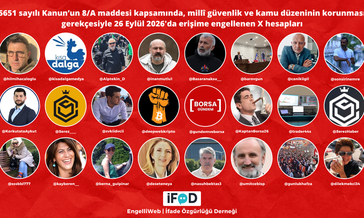 Ayrıntılar Netleşti: İFÖD, çok sayıda X hesabının milli güvenlik gerekçesiyle engellendiğini bildirdi | İşte T