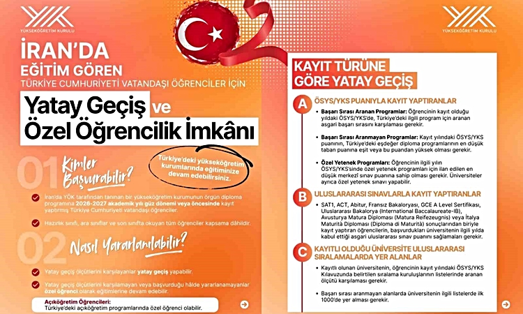 Ayrıntılar Netleşti: İran’daki Türk öğrencilere eğitimlerini Türkiye’de sürdürme imkanı ve Merak Edilenler