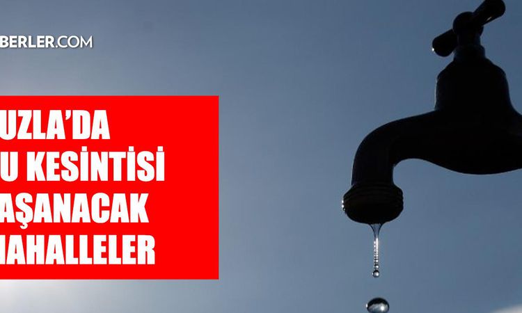 Ayrıntılar Netleşti: İstanbul TUZLA su kesintisi! 24-25 Ağustos İSKİ Tuzla su kesintisi ne zaman bitecek, sula