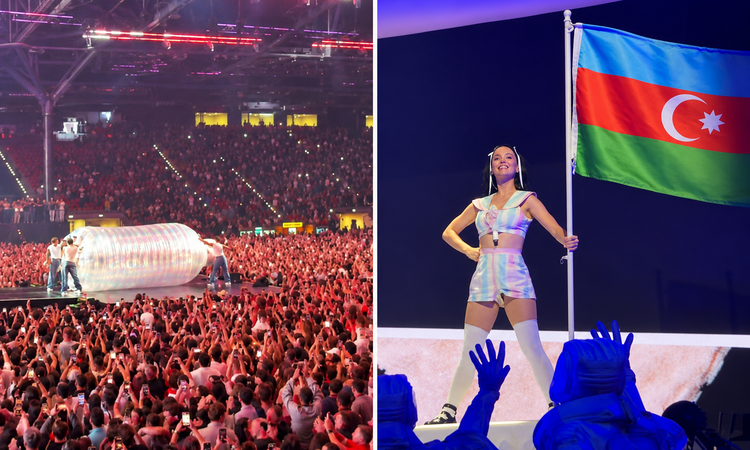 Ayrıntılar Netleşti: Katy Perry’den Azerbaycan’da sıra dışı sahne şovu! Dev şişenin içine girdi - Son Dakika B