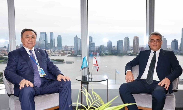 Ayrıntılar Netleşti: KKTC Cumhurbaşkanı Erhürman, New York'ta TDT Genel Sekreteri Ömüraliyev ile görüştü ve Me