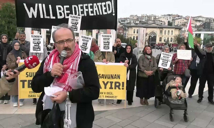 Ayrıntılar Netleşti: "Mekke Anlaşması" Üsküdar’da protesto edildi: "Bu emperyalist projeye geçit vermeyin" ve
