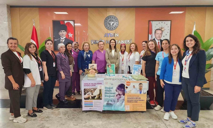 Ayrıntılar Netleşti: Normal Doğum Haftası'nda Aydın Şehir Hastanesi'nde anne adayları için stant kuruldu ve Me