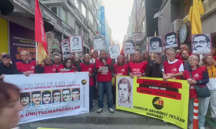 Ayrıntılar Netleşti: Samsun'da Devrimci 78'liler Derneği, Necdet Adalı'yı idamının 46'ncı yılında andı | İşte