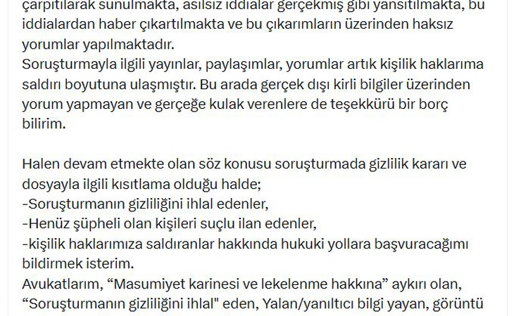 Ayrıntılar Netleşti: Sarıgül, soruşturma bitene kadar Yeni Parti üyeliğinin askıya alınmasını isteyecek ve Mer