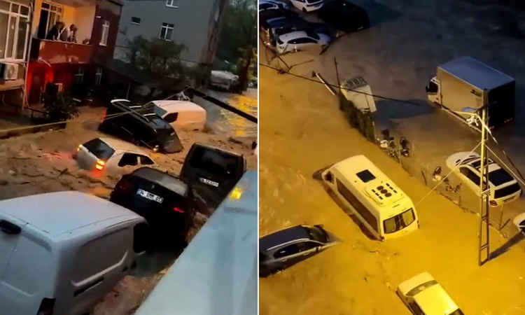 Ayrıntılar Netleşti: Sarıyer Ayazağa'da sel: Otomobiller sürüklendi, üst üste çıktı ve Merak Edilenler