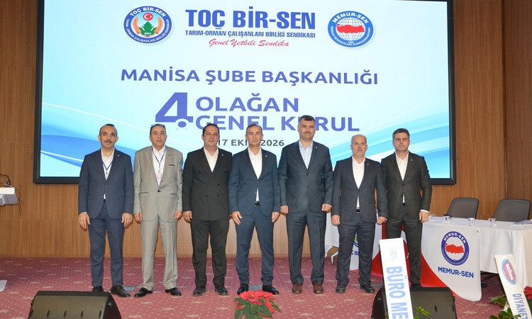 Ayrıntılar Netleşti: Uğur Bayil, 900'ü aşan üyeli TOÇ Bir-Sen Manisa Şubesinde yeniden başkan seçildi: Gelişme