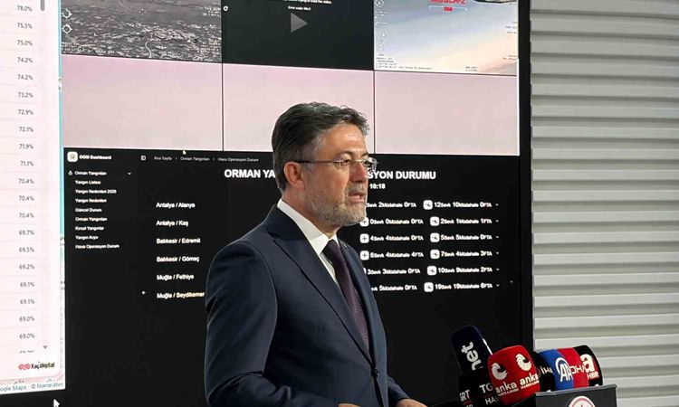 Ayrıntılar Netleşti: Bakan Yumaklı: "115 alevlera müdahale ettik. Bu alevlerlardan 110’unu kontrol altına aldı