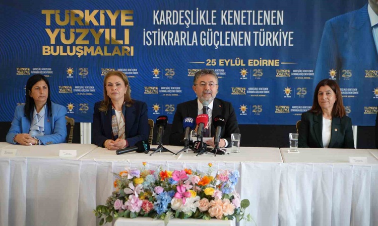 Bakan Yumaklı, Edirne'ye son 24 yılda 136 milyar liralık destek verildiğini söyledi