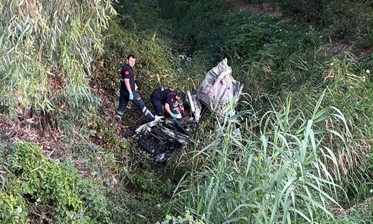 Driver Dies After Car Hits Barriers, Rolls into Ditch