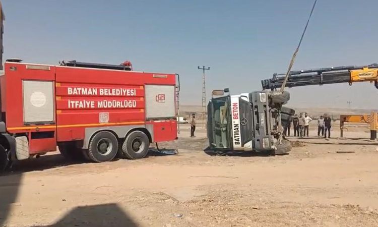 Sıcak Gündem: Batman'da Beton Mikseri Devrildi: 1 Yaralı - Son Dakika