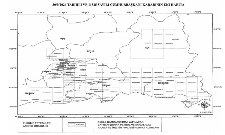 Batman-Şırnak petrol projesinde TPAO'ya acele kamulaştırma yetkisi verildi | İşte Tüm Ayrıntılar