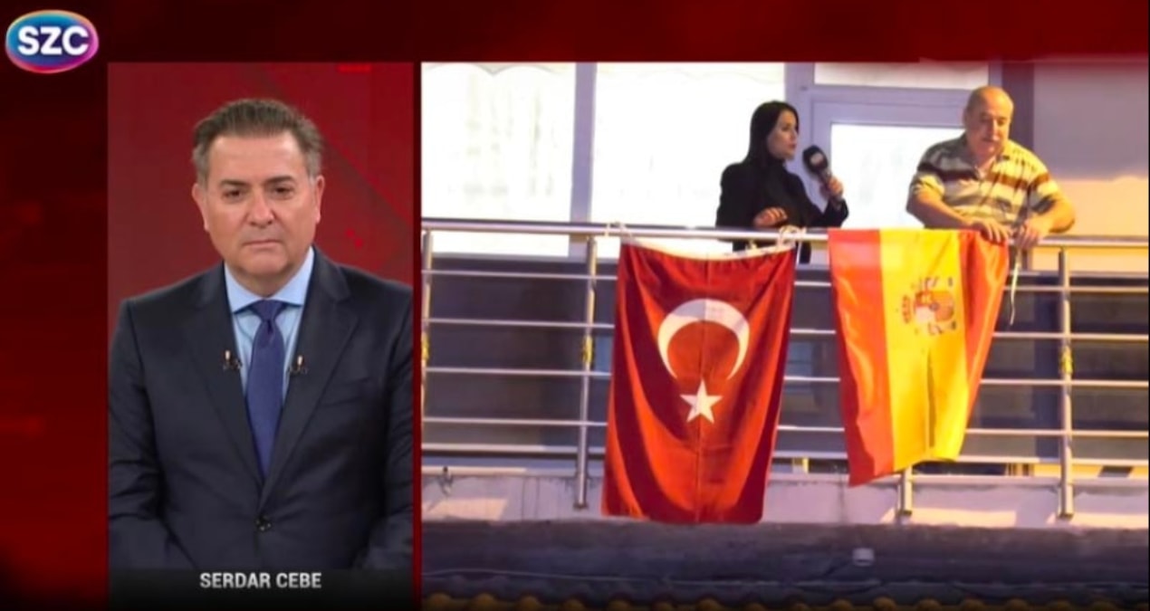 Sıcak Gündem: Bayrak asan dayı canlı yayında İspanya Bayrağı astı - Haberleri