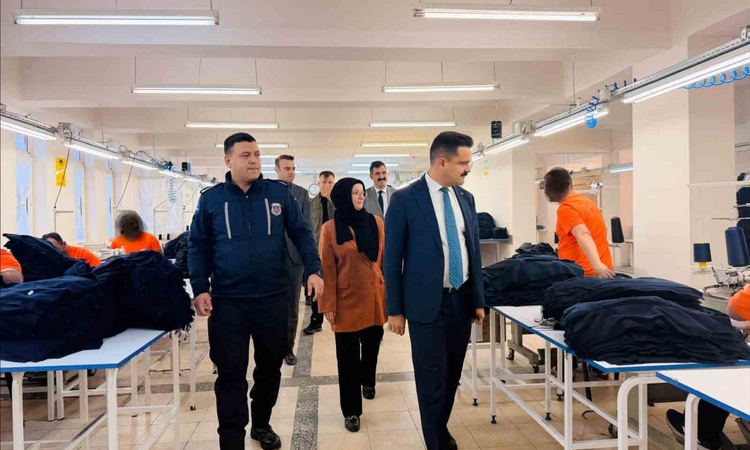 Bilecik Gölpazarı Kaymakamı Titiz, hükümlülerin üretim atölyelerini inceledi | İşte Tüm Ayrıntılar