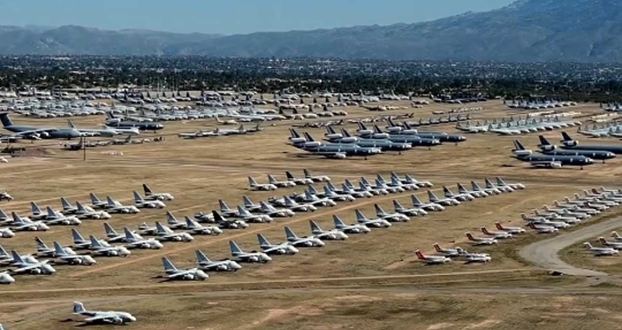 They lined up thousands of warplanes here and kept them waiting like a 'sleeping giant' - Last Minute
