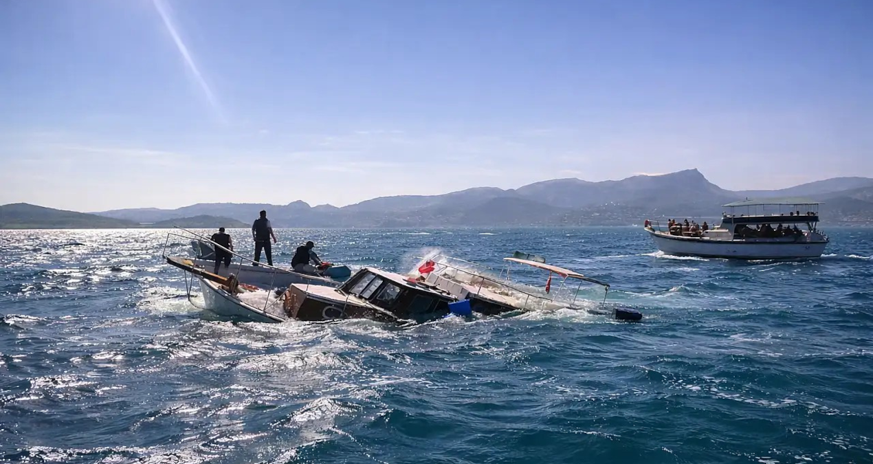 Ayrıntılar Netleşti: Bodrum açıklarında tekne battı: 8 kişi son anda kurtarıldı! - Son Dakika Haberleri | İşte