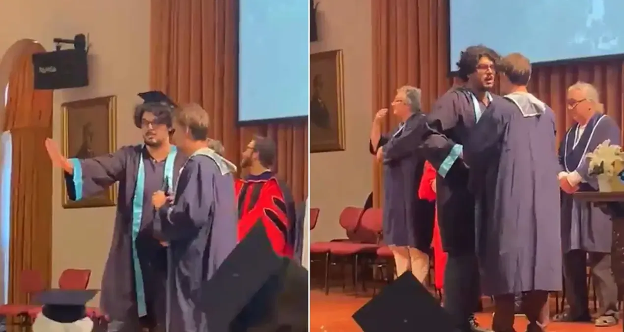 Remarkable moment at Boğaziçi graduation: Tension broke out when the student did not want to take a photo - Latest News