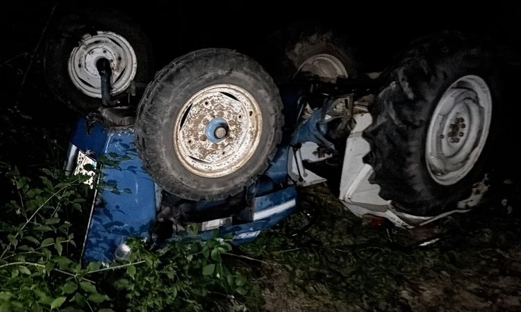 Tractor overturns in Bolu forest: 1 dead