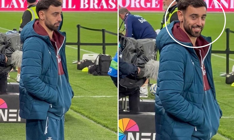 Bruno Fernandes'ten Galatasaraylıları heyecanlandıran gülümseme