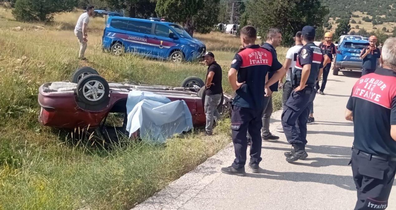 Accident in Burdur: The driver of the car that fell into the ditch died - Last Minute